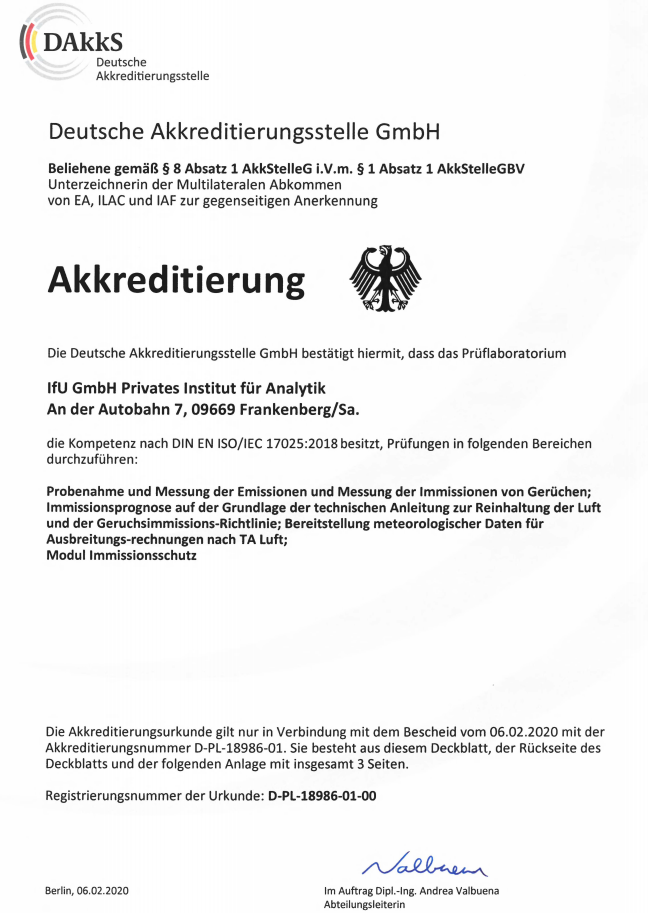 Akkreditierungsurkunde